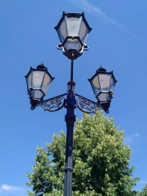 Abb. 11: Eine der Wandlitzer Schinkelleuchten